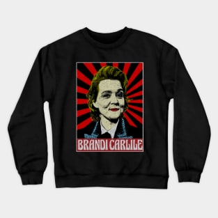 Brandi Carlile Pop Art Style Crewneck Sweatshirt